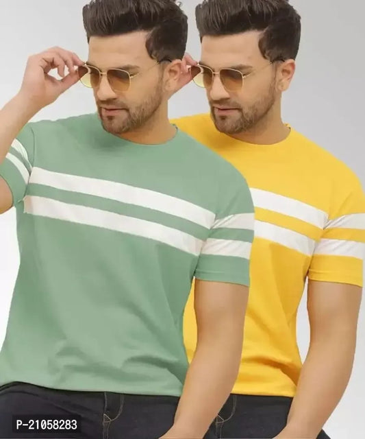 Fancy Cotton Blend T-shirts for Men