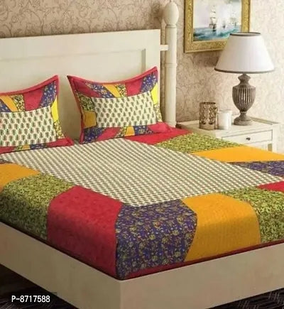 Cotton Queen Size Bedsheets 90*100 Inch Vol 12